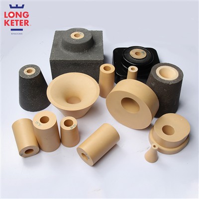 लॉन्गकेटर उच्च गुणवत्ता वाला रिफ्रैक्टरी नोजल ज़िरकोनियम प्रदान करता है